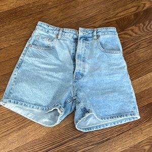 Zara High Waist Jean Short